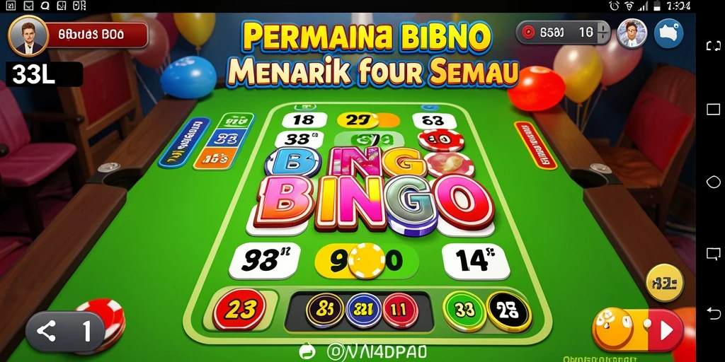 Screenshot gameplay 33L menampilkan suasana permainan Bingo yang seru.