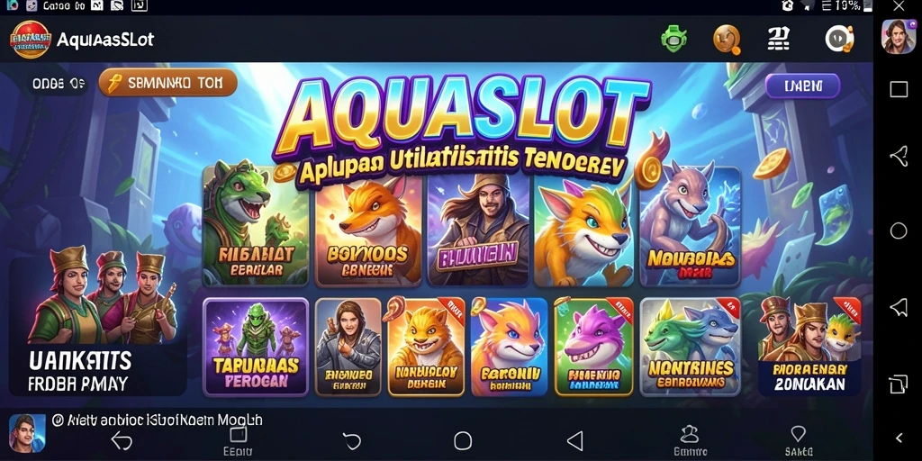Tampilan aplikasi AQUASLOT yang informatif dan user-friendly untuk manajemen harian.