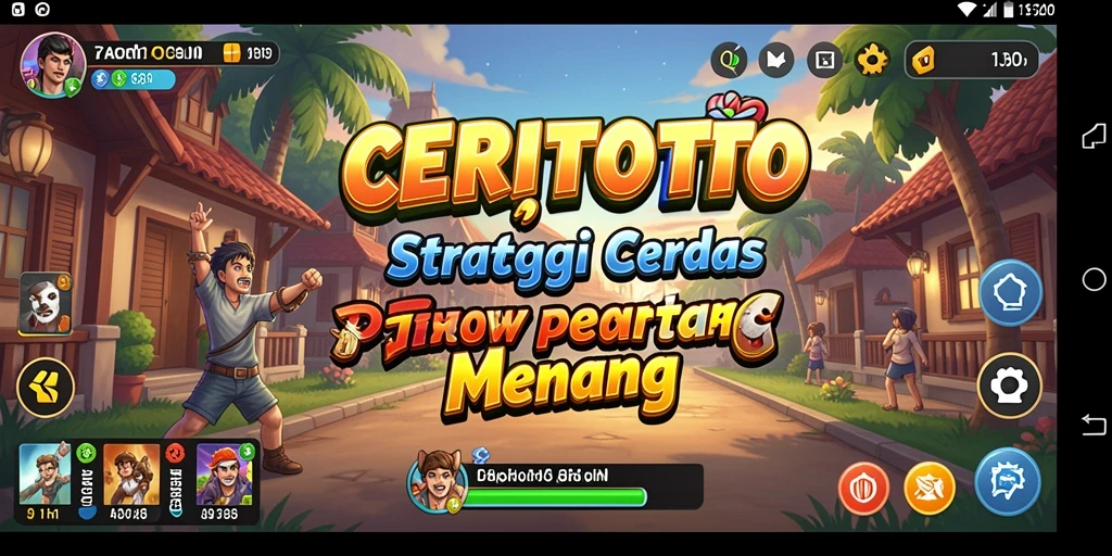 Screenshot gameplay CERITOTO menampilkan aksi strategi yang mendebarkan.
