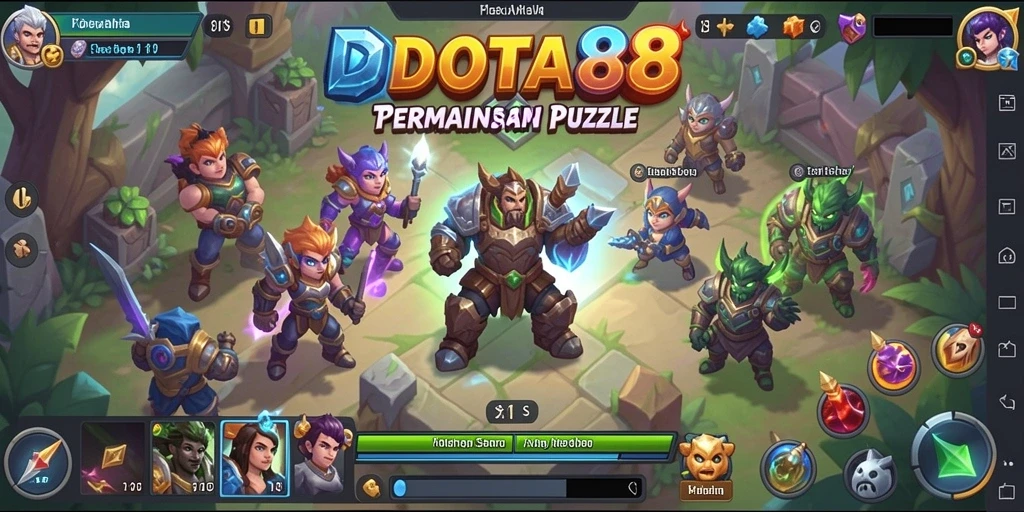 Tampilan gameplay DOTA88 yang menarik dan penuh tantangan Puzzle.