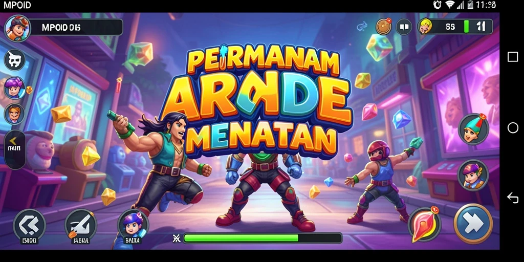 Tampilan gameplay seru dari MPOID yang menarik dan penuh warna.