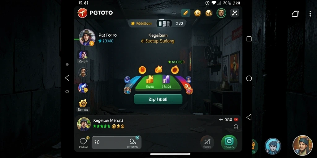 Screenshot gameplay PGTOTO yang menampilkan momen mencekam dan misterius.