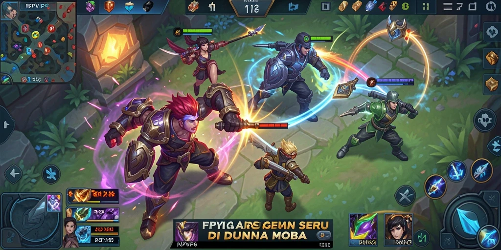Tampilan aksi mendebarkan dalam gameplay RPVIP6 yang penuh strategi.