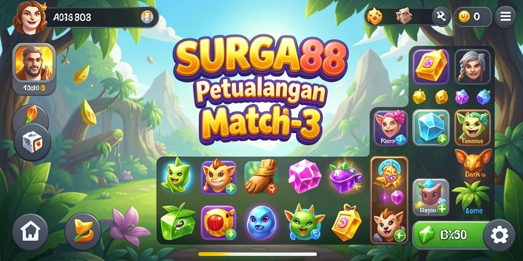 Tampilkan gameplay seru dan menantang dalam SURGA88.