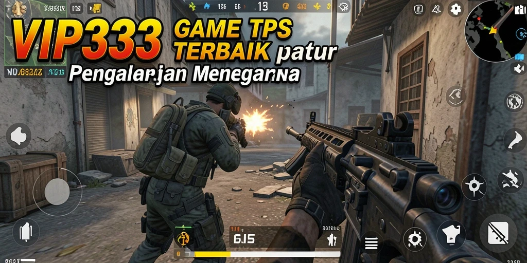 Tampilan gameplay VIP333 dengan aksi TPS yang cepat dan mendebarkan.