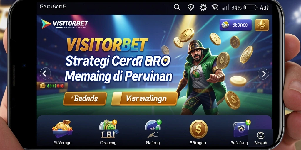 Tampilan gameplay menarik dari VISITORBET yang menunjukkan strategi dalam taruhan.